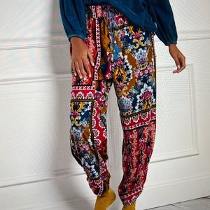 ANTHROPOLOGIE 'ZADIE' VELVET CASUAL PANTS SIZE XSP